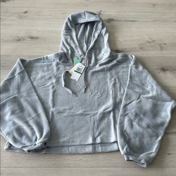 Hippie Rose Dream Fleece Hoodie Large Blue Opal NWT IN PACKAGE - Picture 5 of 9